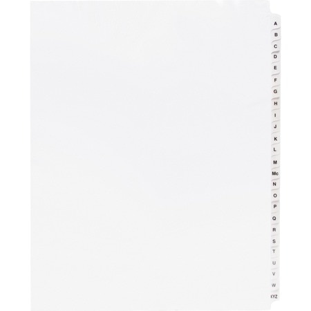 BUSINESS SOURCE A Z Tab Table of Contents Index Dividers, PK25 05858